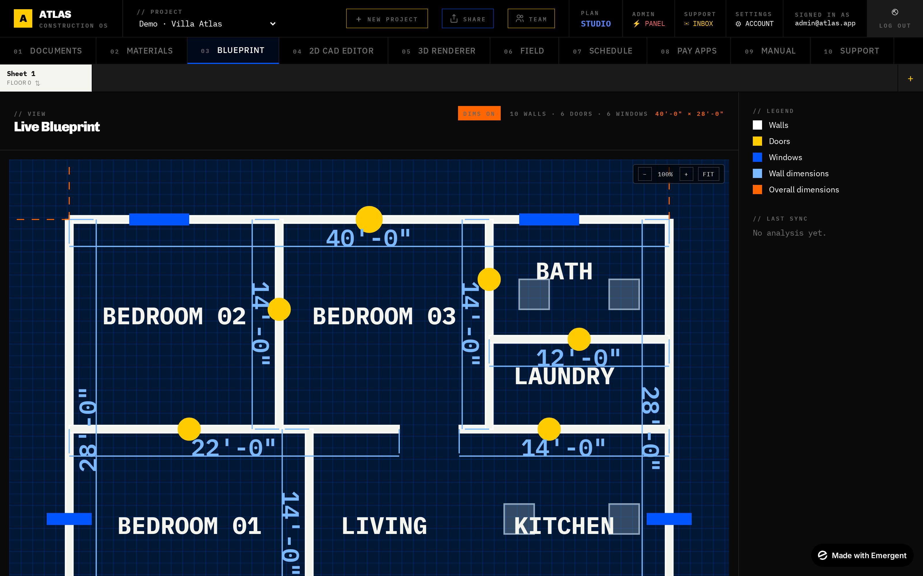 Atlas — Live Blueprint